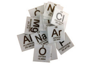 "Eternal Elements" of Periodic Table - Ceramic Column Scoring Wafers